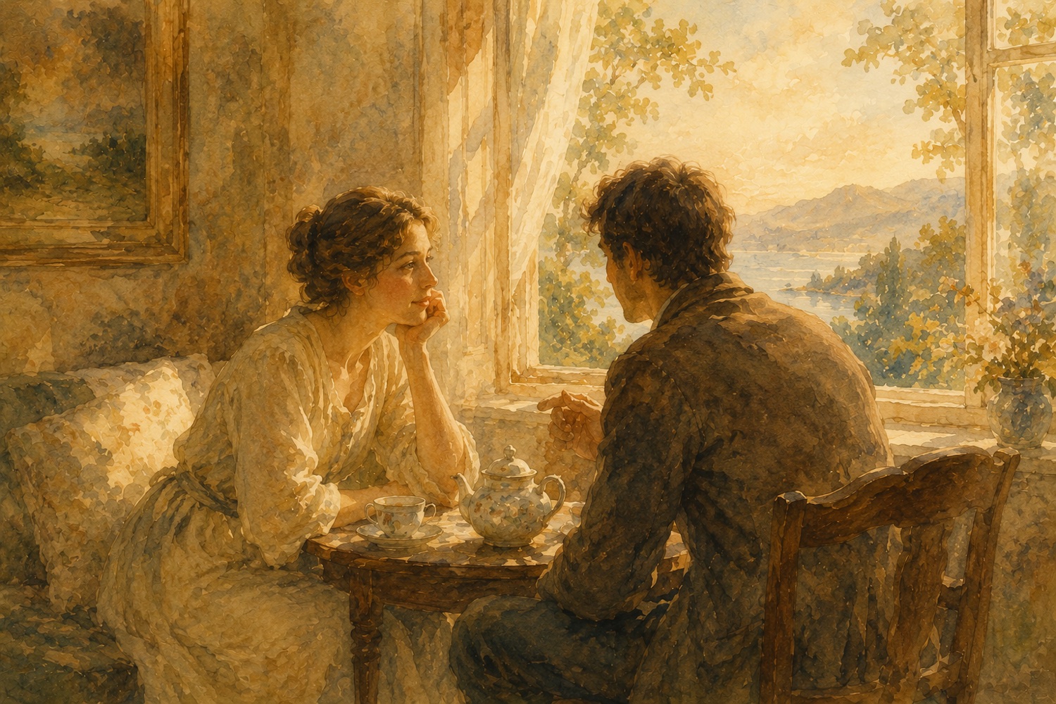 The Listener — painting