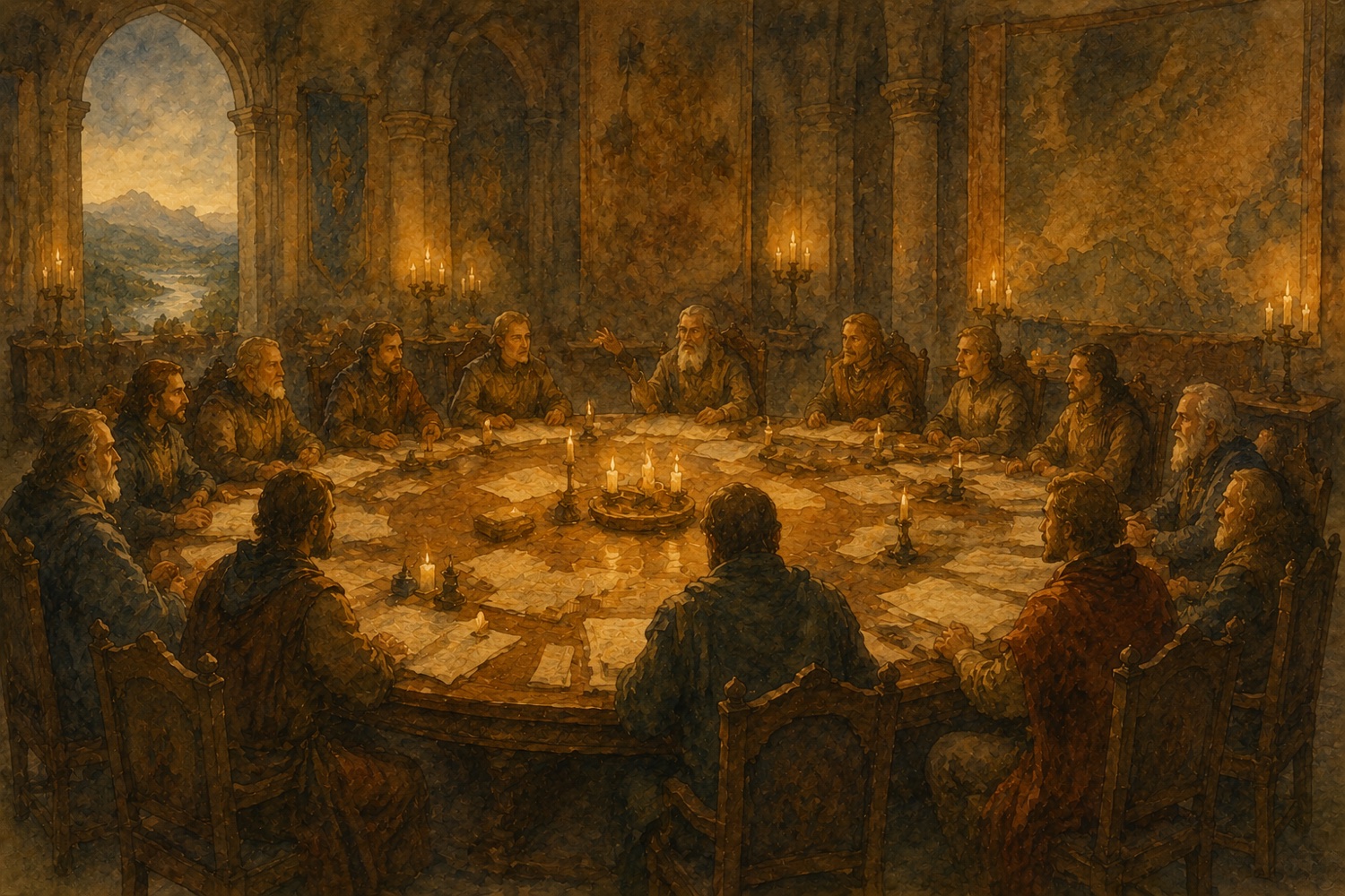 The Roundtable — painting